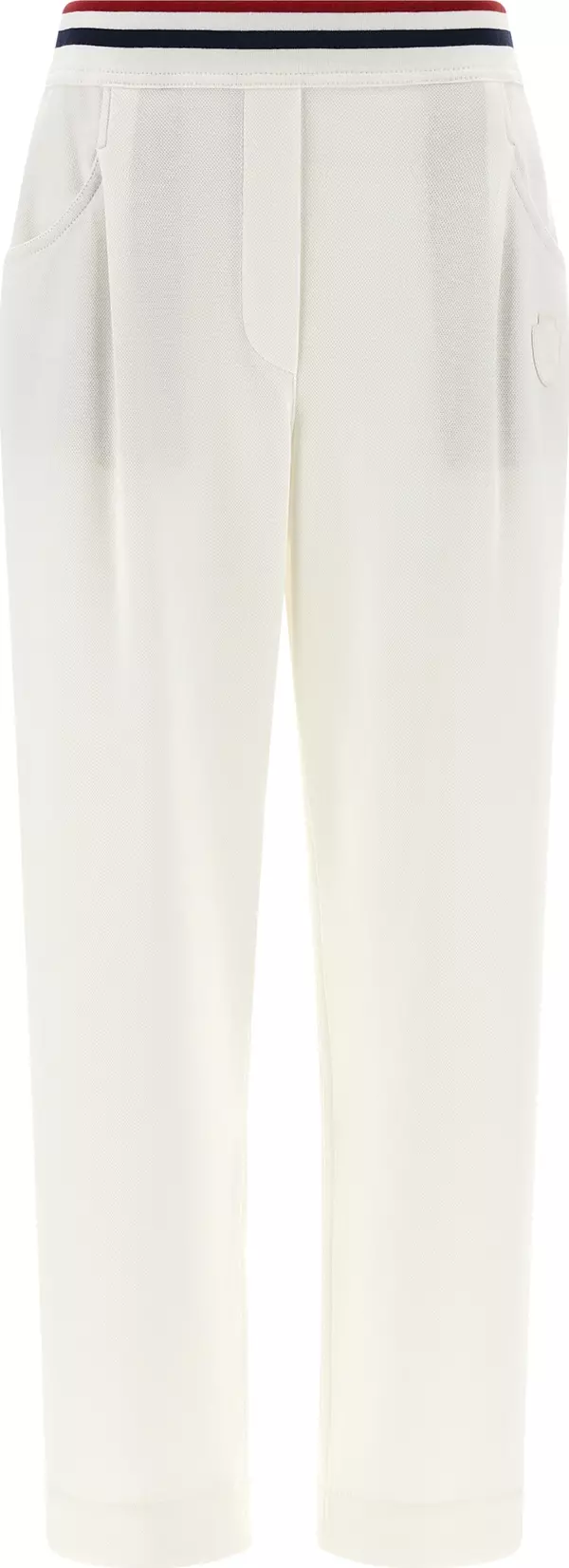 White Cotton Joggers (Workout Pants)