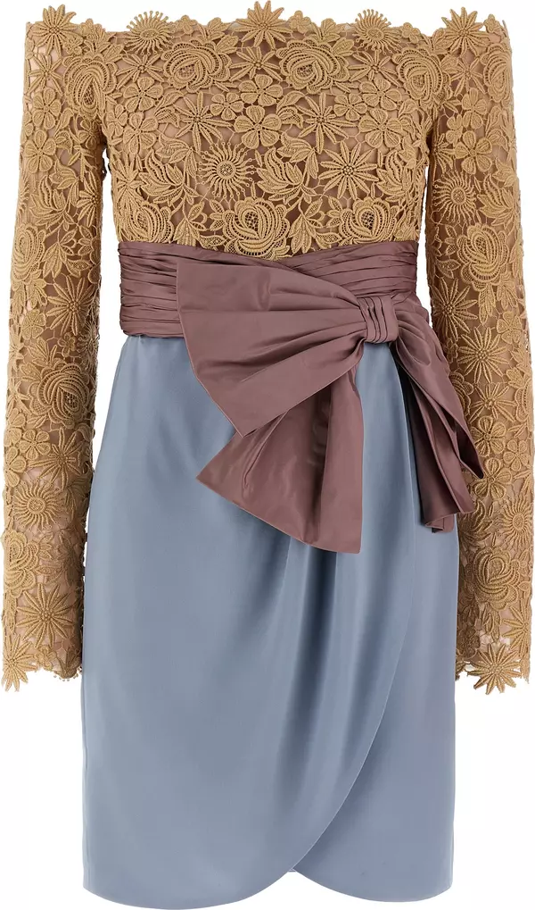 Multicolor Cotton Short Dress