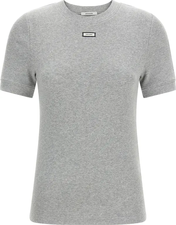 Gray Cotton T-Shirt