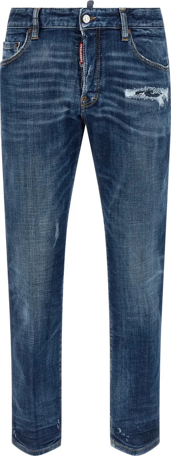 Blue Cotton Jeans Denim