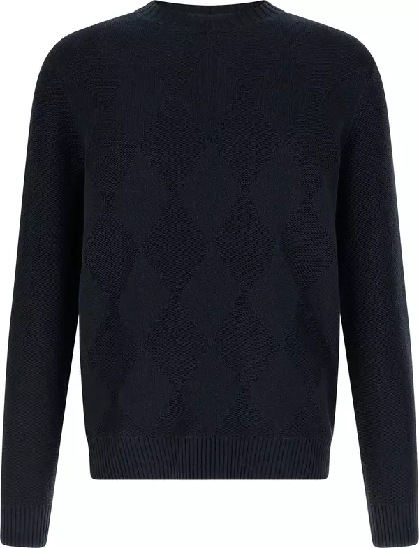 Blue Cotton Cardigan