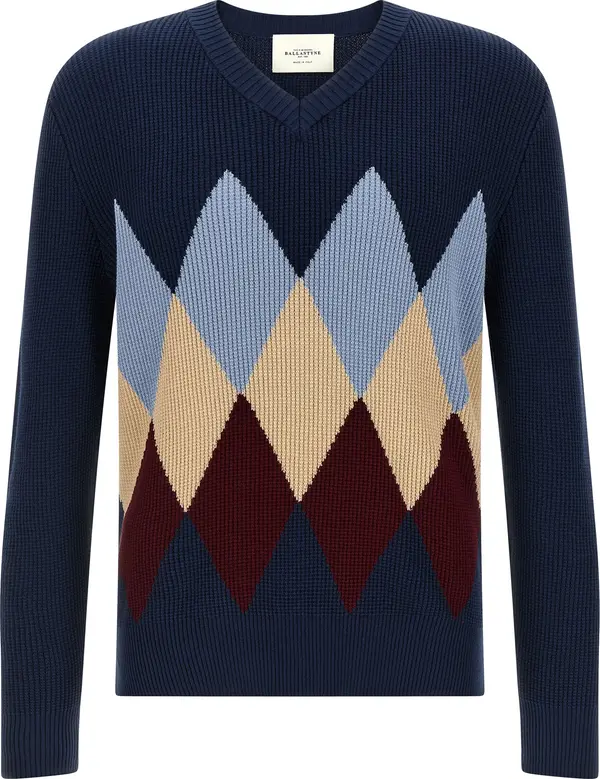 Blue Cotton Cardigan