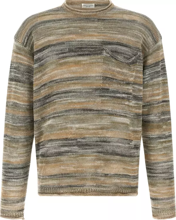 Gray Linen Cardigan