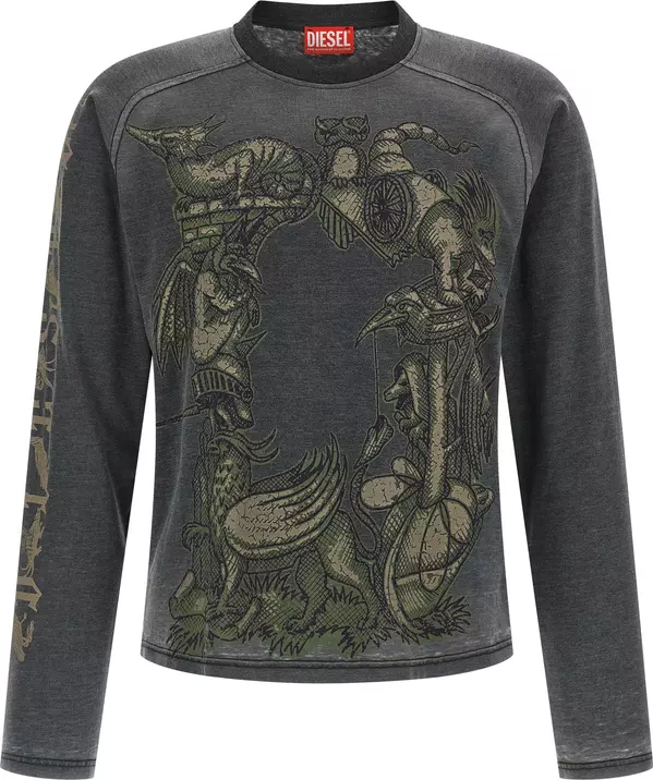 Gray Cotton Sportswear