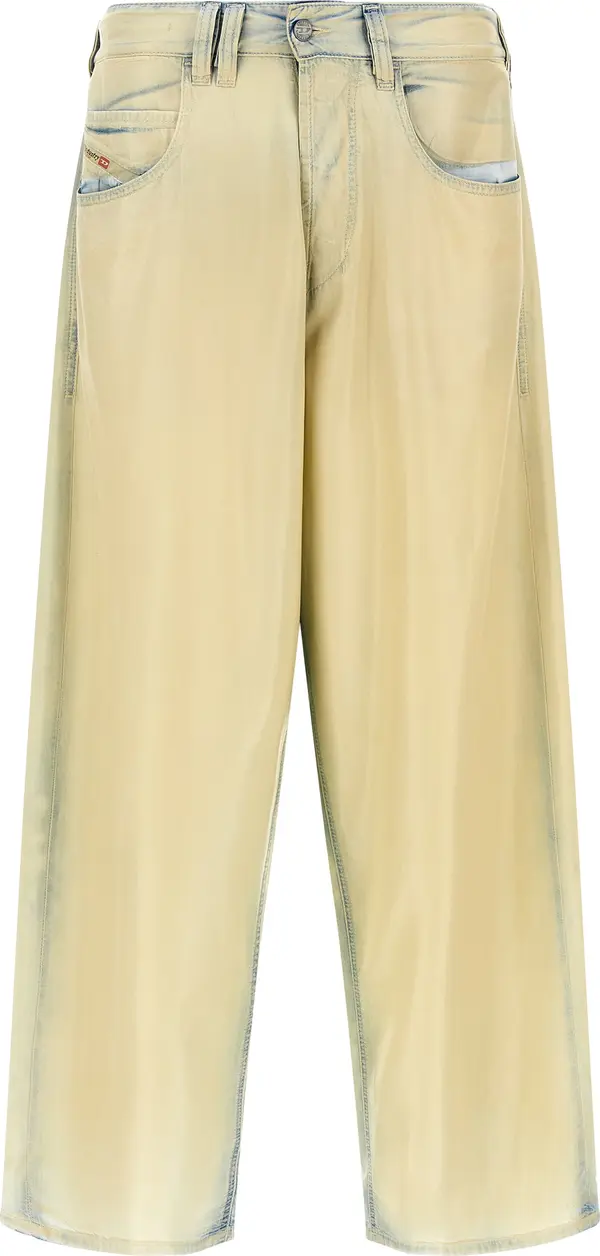 Beige Lyocell Jeans Denim