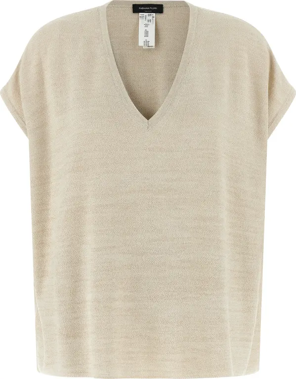 Gold Cotton Cardigan