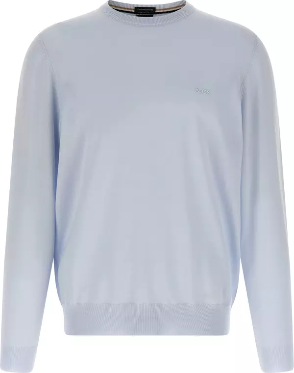 Blue Virgin Wool Cardigan