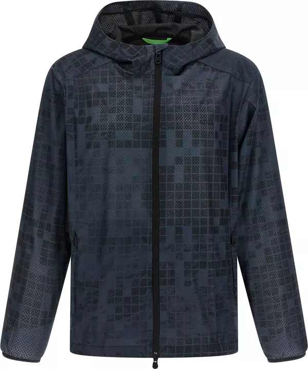 Blue Rubber Shell Jacket