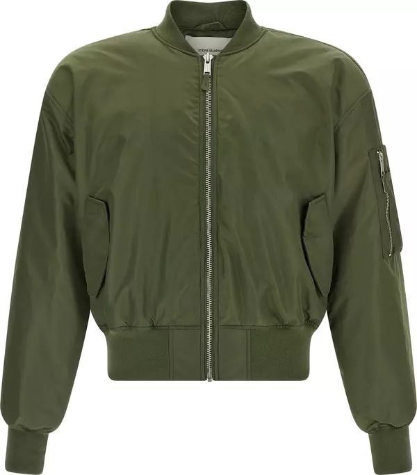 Bicolor Nylon Bomber