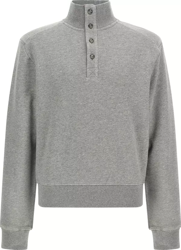 Gray Cotton Cardigan