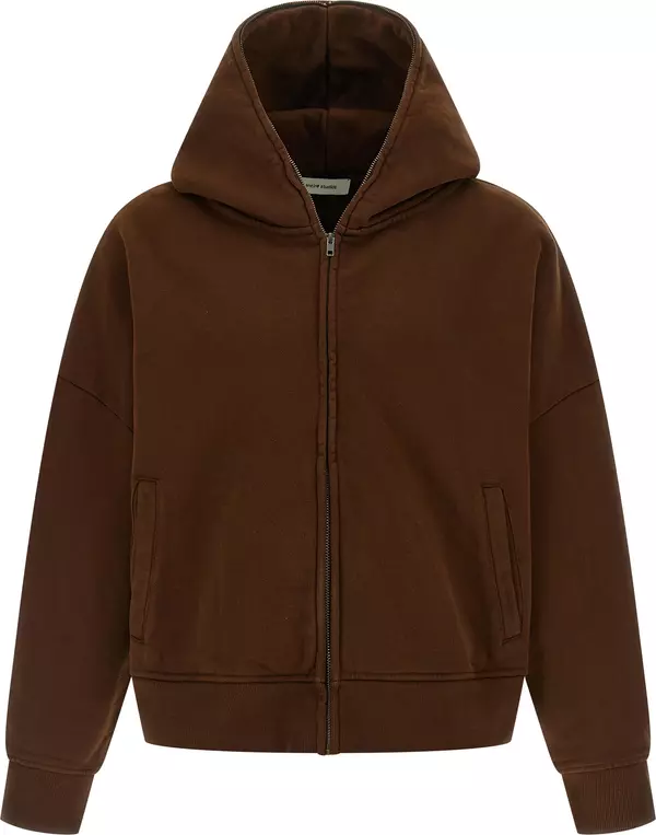 Brown Cotton Sweatshirt