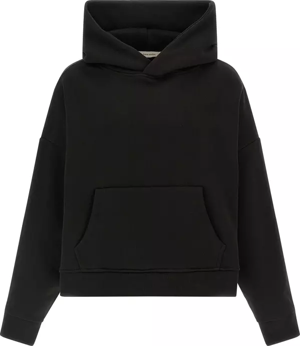 Black Cotton Sweatshirt