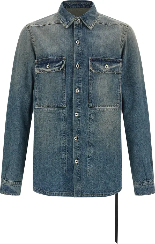 Blue Cotton Denim Jacket