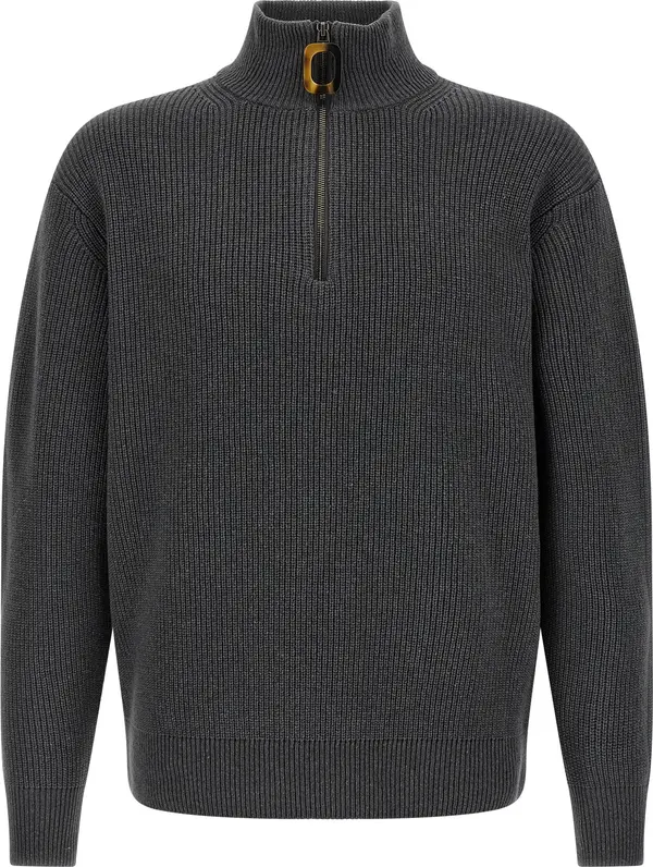 Gray Wool Cardigan
