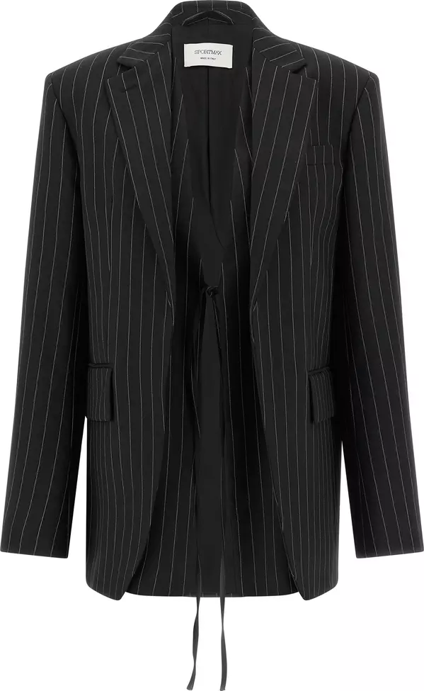 Black Wool Blazer