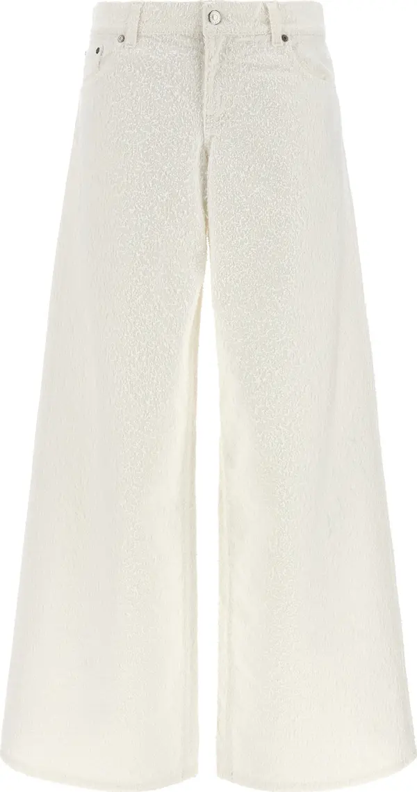 White Cotton Jeans Denim