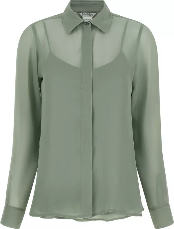 Bicolor Silk Blouse