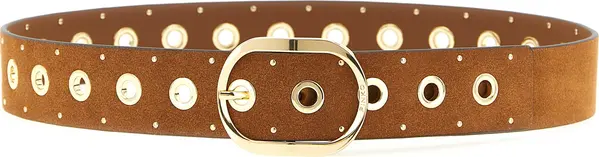 Brown Lamb Leather Regular Belt