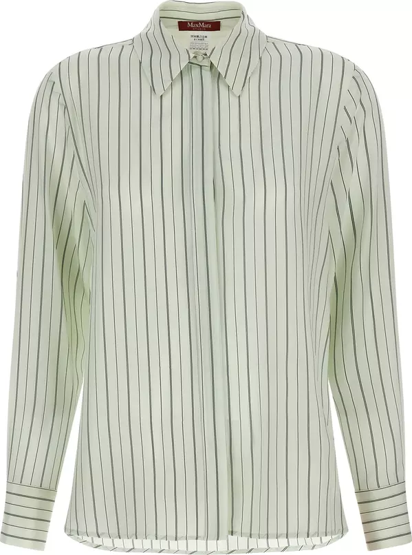 Bicolor Silk Blouse
