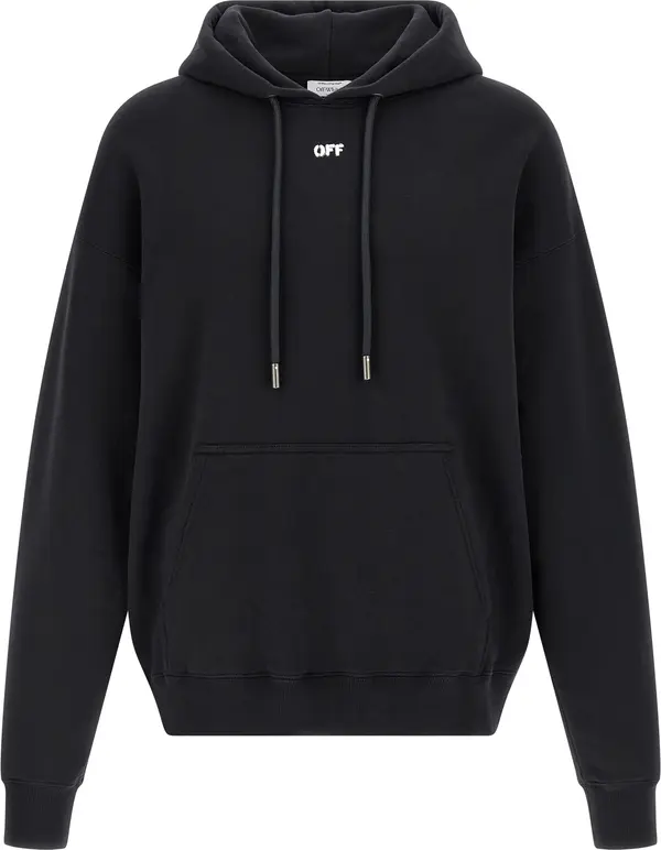 Black Cotton Sweatshirt