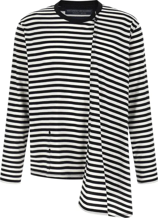 Bicolor Cotton Cardigan
