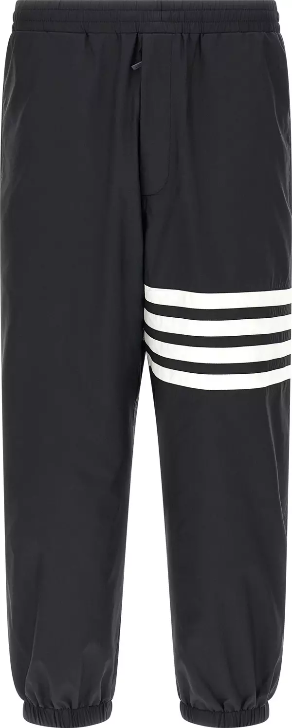 Blue Polyamide Joggers (Workout Pants)