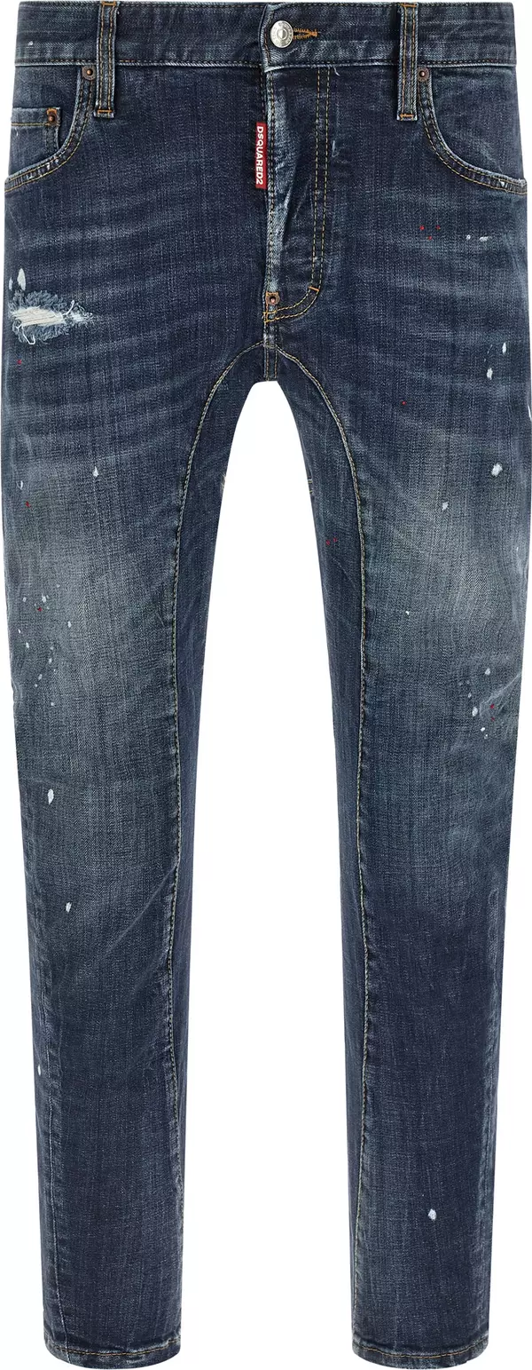 Blue Cotton Jeans Denim