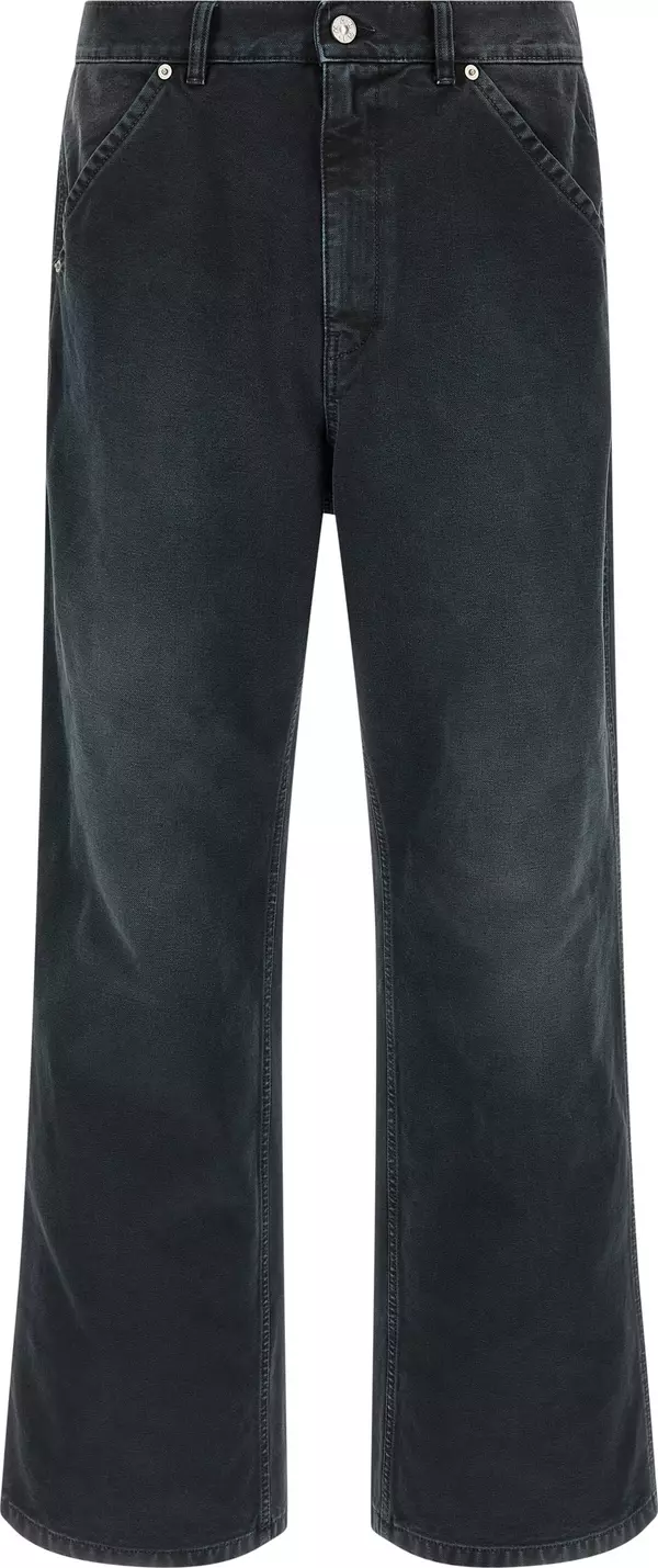 Black Cotton Jeans Denim