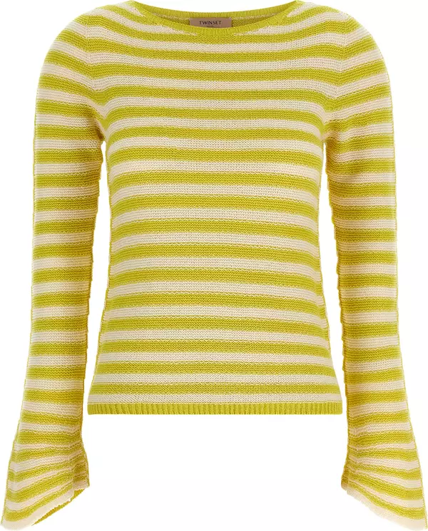 Bicolor Cotton Cardigan