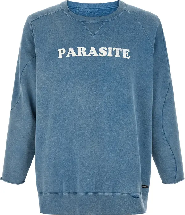 Blue Cotton Sweatshirt