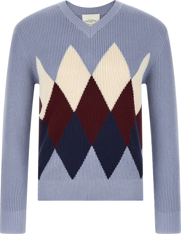 Blue Cotton Cardigan