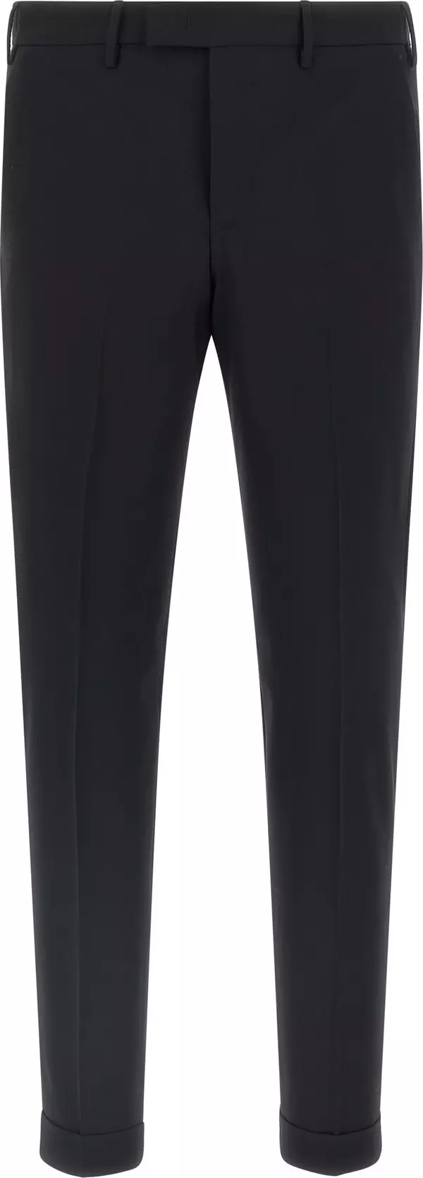 Black Virgin Wool Dress Pants