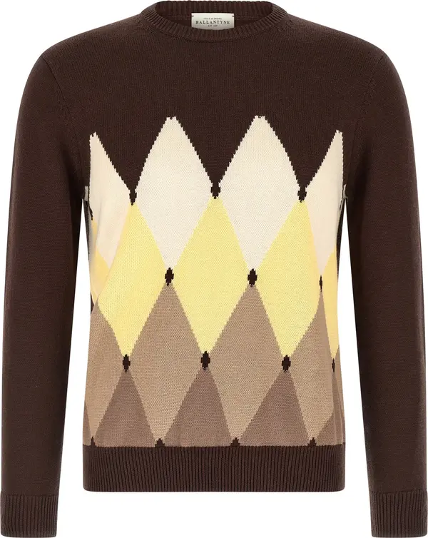 Brown Cotton Cardigan