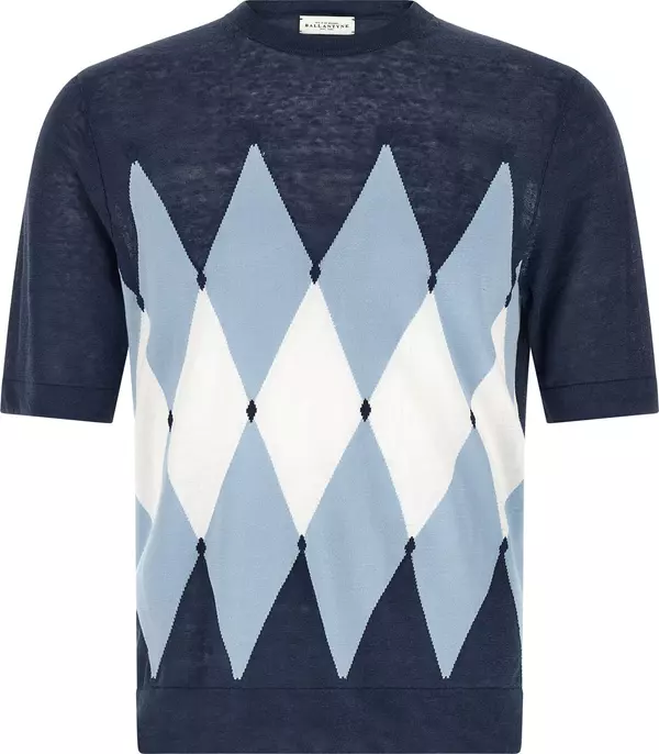 Blue Linen T-Shirt