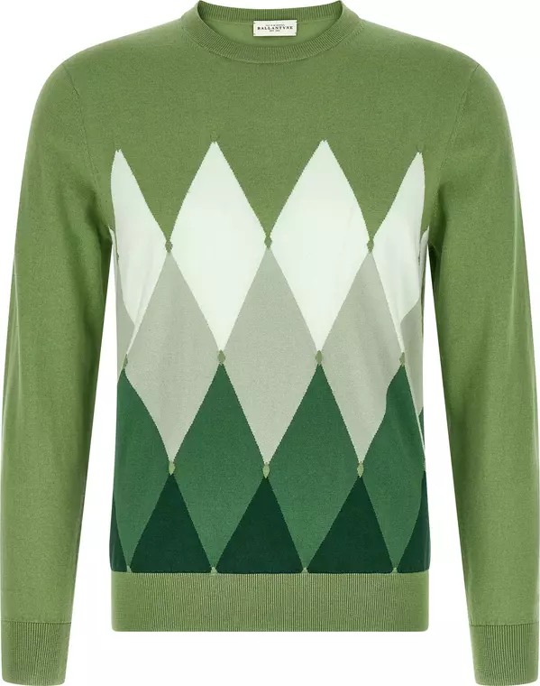 Bicolor Cotton Cardigan