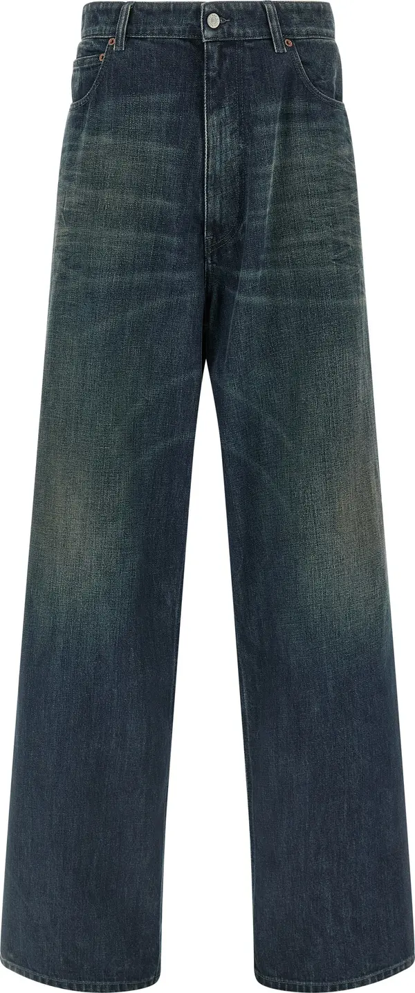 Blue Cotton Jeans Denim