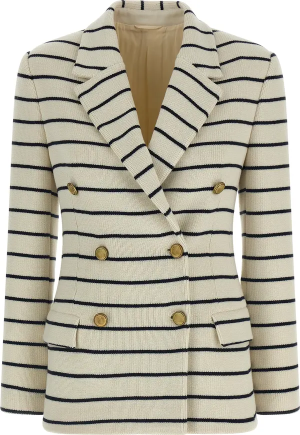 Blue Cotton Blazer