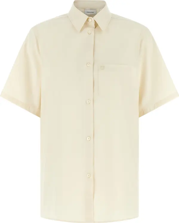 Beige Cotton Blouse