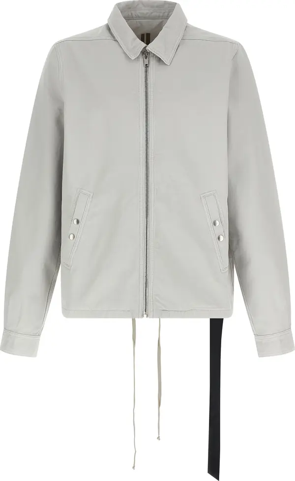 Beige Cotton Shell Jacket