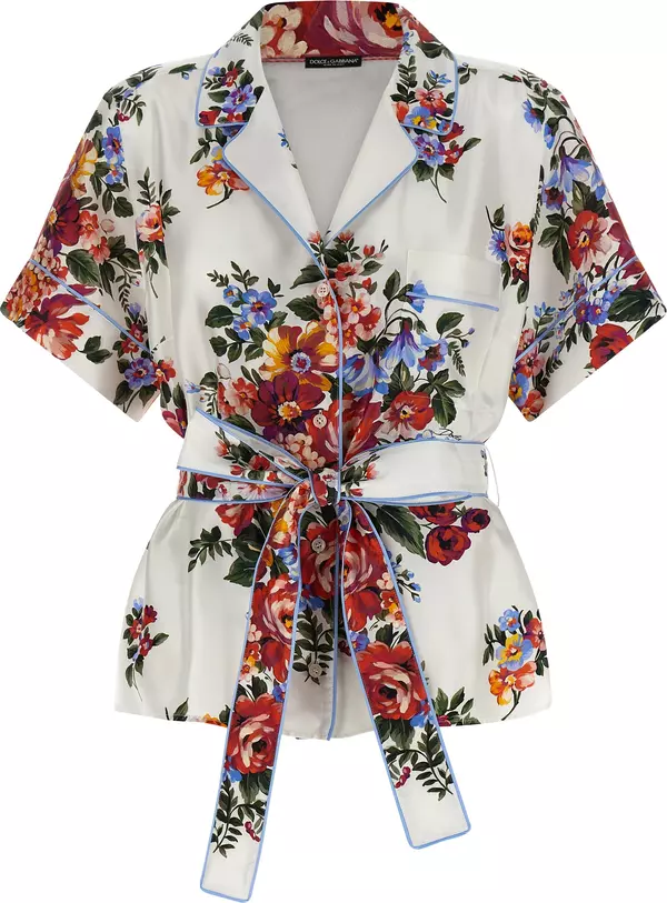 White Silk Blouse