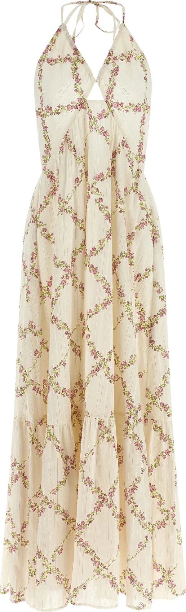 White Cotton Long Dress