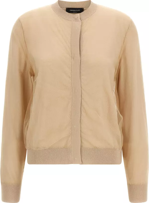 Brown Virgin Wool Cardigan