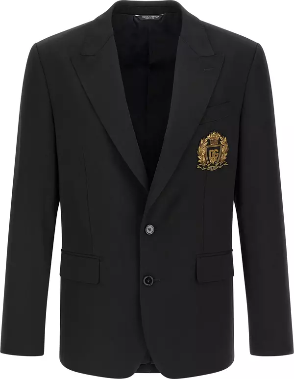 Black Virgin Wool Blazer