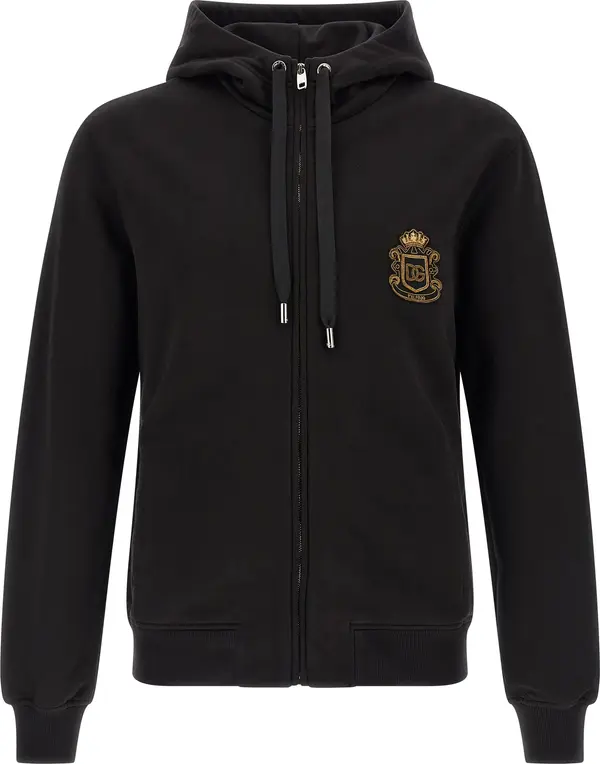 Black Cotton Sweatshirt
