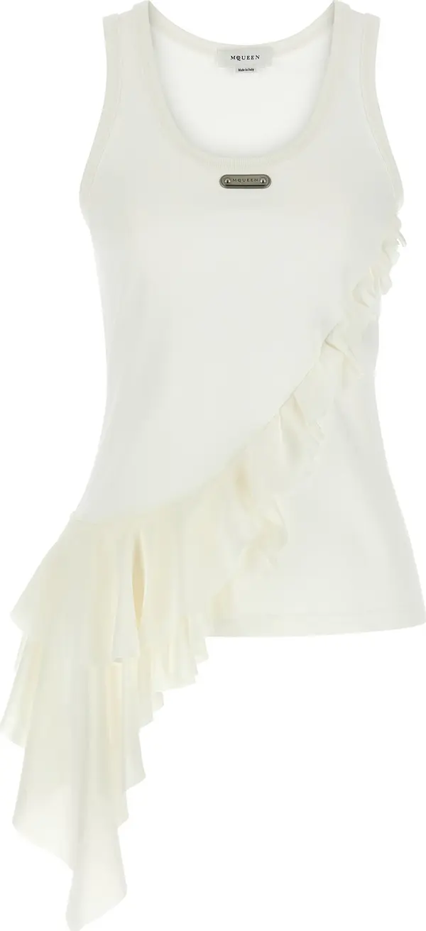 White Cotton Tank Tops