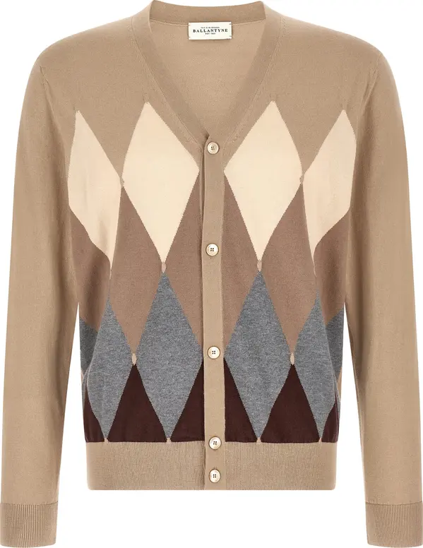 Beige Cotton Cardigan