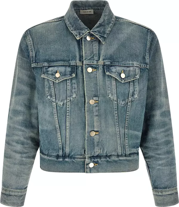 Blue Cotton Denim Jacket