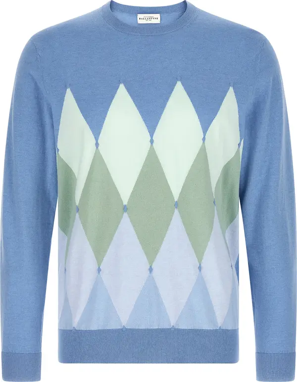 Blue Cotton Cardigan