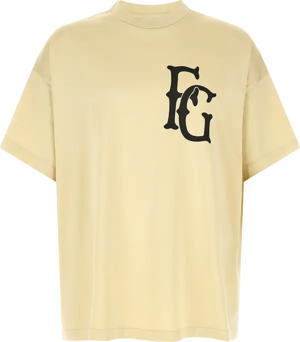 Beige Cotton T-Shirt