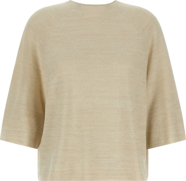 Gold Cotton Cardigan